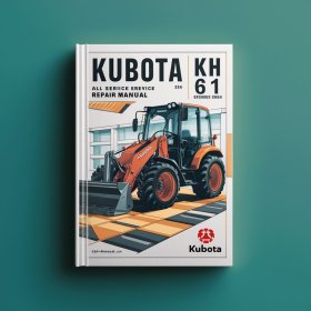 Kubota KH 61 Excavator All Manual de servicio y reparación