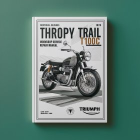 Triumph Thropy Trail T100C 1967-1974 Workshop Manual de servicio y reparación