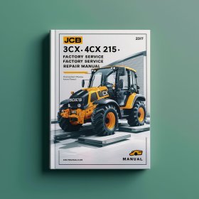JCB 3CX 4CX 214 215 217 Factory Manual de servicio y reparación