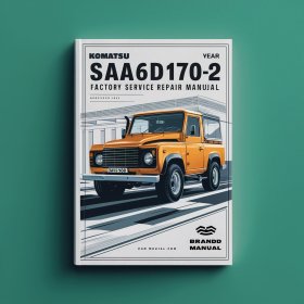 Komatsu SAA6D170-2 Factory Manual de servicio y reparación