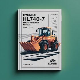 Hyundai HL740-7 Wheel Loader Service Operating Manual