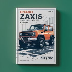 Hitachi ZAXIS ZX 200 225 230 270 (Class) Manual de servicio y reparación