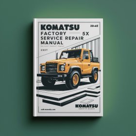 Komatsu 3D84E-5X Factory Manual de servicio y reparación
