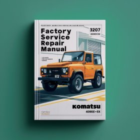 Komatsu 3D88E-5P 4D88E-5X 4D94LE-2Z Factory Manual de servicio y reparación