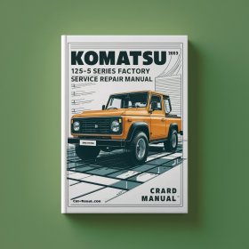 Komatsu 125E-5 Series Factory Manual de servicio y reparación