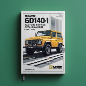 Komatsu 6D140-1 Series Factory Manual de servicio y reparación