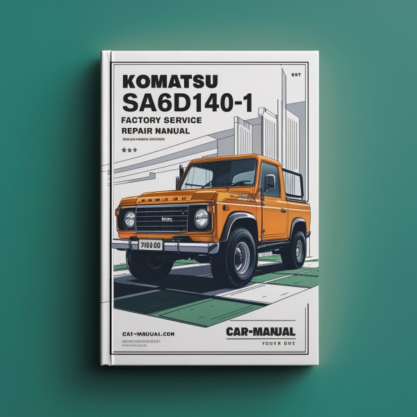 Komatsu SA6D140-1 Factory Manual de servicio y reparación