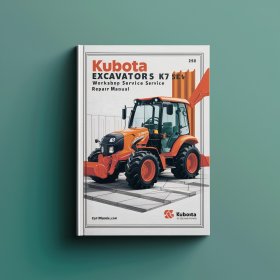 Kubota Excavator KX 71-3EU Workshop Manual de servicio y reparación
