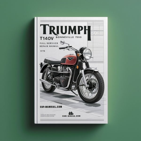 Triumph T140V Bonneville 750 1976 Full Manual de servicio y reparación