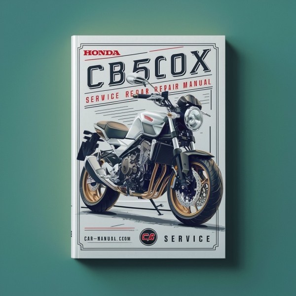 Honda 2013 2014 2015 2016 CB500X CB500F Manual de servicio y reparación