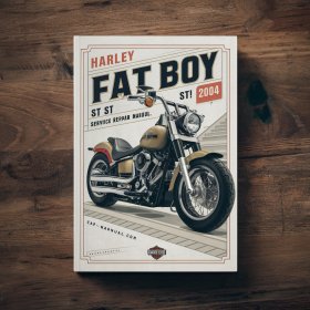 Harley FLSTFI Fat Boy ST EFI 2004 Manual de servicio y reparación