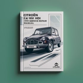 CITROEN C4 1.6 16V HDi 2004 Manual de servicio y reparación