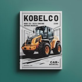 Kobelco 4HK1-6HK1 Isuzu Engine Manual de servicio y reparación