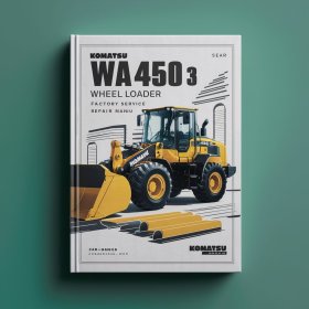 Komatsu WA450-3 Wheel Loader Factory Manual de servicio y reparación