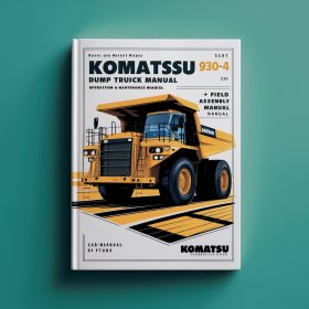 Manuales de Servicio y Operación para Camión Volquete Komatsu 930E-4