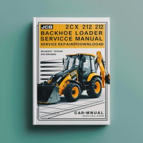 Manual de Servicio y Reparación para Cargadora Retroexcavadora JCB 2CX, 2DX, 210, 212 (SN 657001 a 763230 y 481196 en adelante) PDF