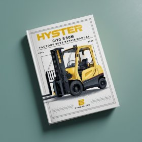 Hyster C010 S30xm Forklift Factory Manual de servicio y reparación