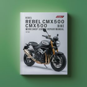 REBEL CMX500 CMX500A BIKE Workshop Manual de servicio y reparación