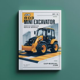 Manual de Servicio y Reparación JCB 803 Mini Excavadora SN M666001
