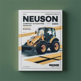 Neuson Compact Excavator 3003 Workshop Manual de servicio y reparación