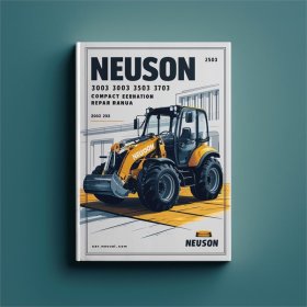 Neuson 2503 3003 3503 3703 Compact Excavator Factory Manual de servicio y reparación