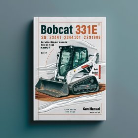 BOBCAT 331E Excavator SN 234411001-234411999 (G Series) Manual de servicio y reparación