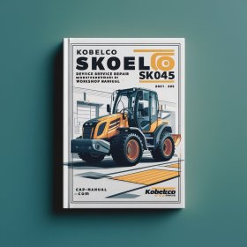 Kobelco SK045 Mini Excavator Service Repair Workshop Manual