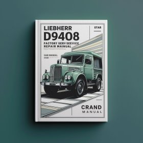 Liebherr D9408 Diesel Engine Factory Manual de servicio y reparación