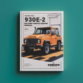 Komatsu 930E-2 Factory Manual de servicio y reparación A30121-A30155