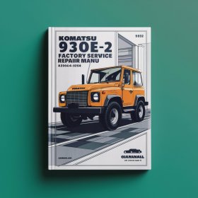 Manual de Servicio y Reparación de Fábrica Komatsu 930E-2 A30246-A30254
