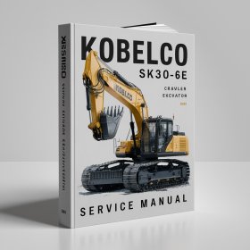 KOBELCO SK330-6E Crawler Excavator Manual de servicio y reparación