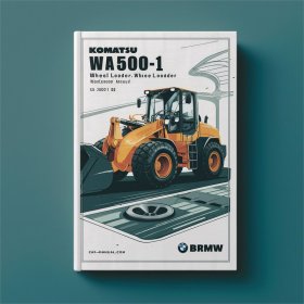 Komatsu WA500-1 Wheel Loader Service Repair Workshop Manual SN 20001 And UP