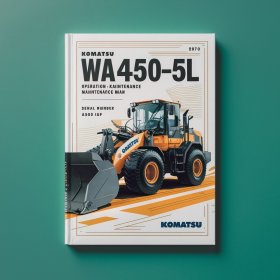 Komatsu WA450-5L Wheel Loader Operation & Maintenance Manual (Serial Number: A36001 and up)