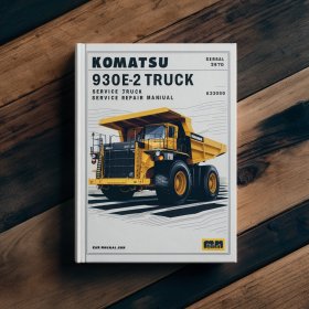 Manual de Servicio y Reparación - Komatsu 930E-2 (Núm. de Serie: A30296 A30297 A30300)