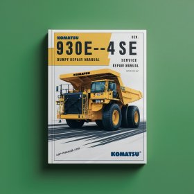 Komatsu 930E-4SE Dump Truck Manual de servicio y reparación (Serial Number: A30769 and UP)