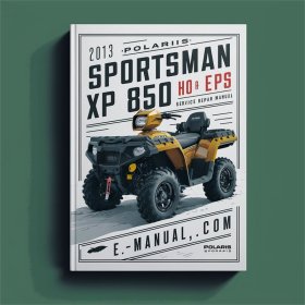 Manual de Servicio y Reparación Polaris Sportsman XP 850 HO EPS ATV 2013