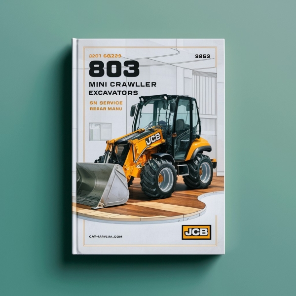JCB 803 Mini Crawler ExcavatorS SN 0666001-0667435 Manual de servicio y reparación