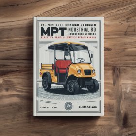 Manual de Servicio y Reparación para Vehículos Utilitarios Eléctricos EZ-GO CUSHMAN JACOBSEN MPT 800 Industriales (2004-2019)