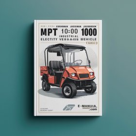 Manual de Servicio y Reparación para Vehículos Utilitarios Eléctricos EZ-GO Cushman Jacobsen MPT 1000 Industrial 1000 (2004-2019)