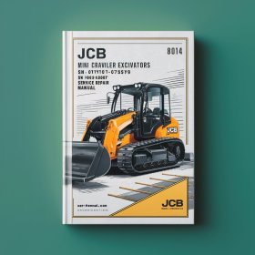 JCB 8014 Mini Crawler ExcavatorS SN 0791000-0795999 Manual de servicio y reparación