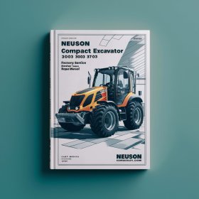 Neuson Compact Excavator 2503 3003 3503 3703 Factory Manual de servicio y reparación