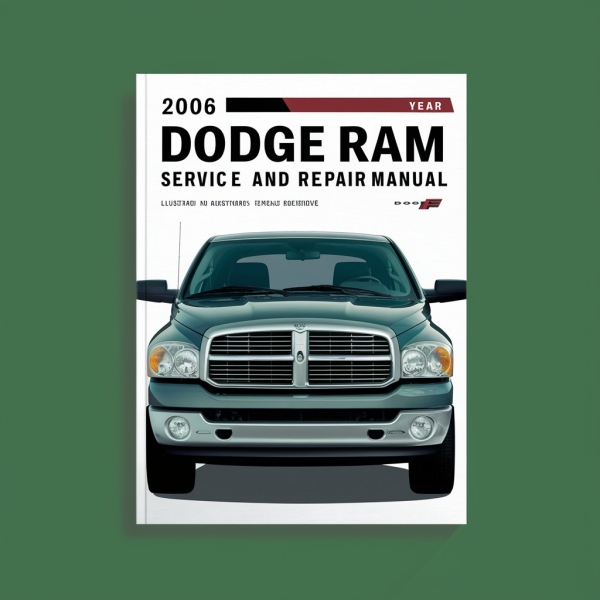 2006 Dodge Ram Manual de servicio y reparación
