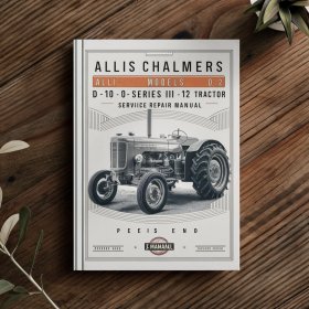 Manual de Servicio y Reparación para Tractores Allis Chalmers D-10, D-10 Serie III, D-12 y D-12 Serie III