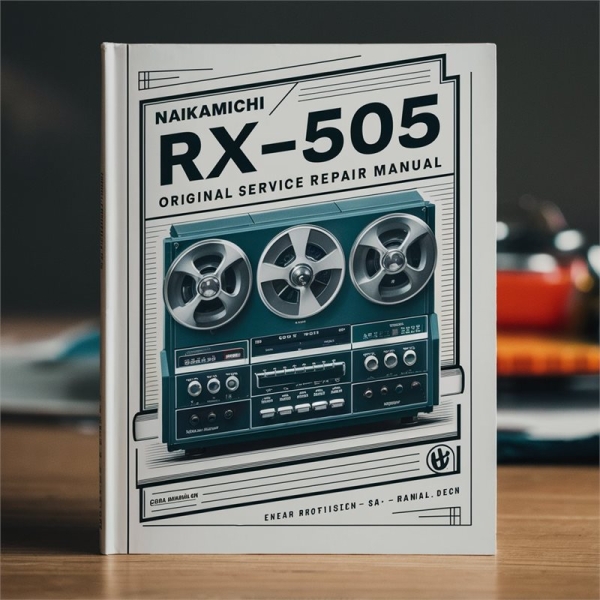 Nakamichi RX-505 Original Service Repair Manual