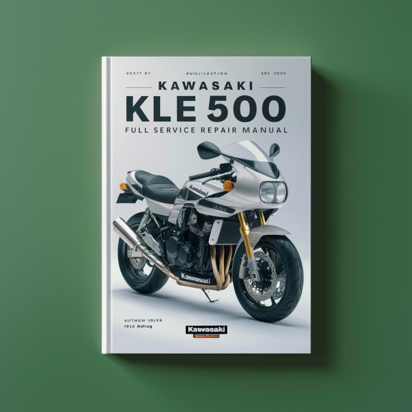 Kawasaki KLE500 KLE 500 2003 Full Manual de servicio y reparación