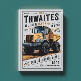 Thwaites 6000 All drive MKII 2 Dumper All Manual de servicio y reparación