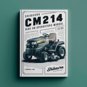 Manual del Operador del Cortacésped Shibaura CM214