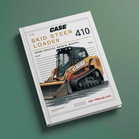Case Skid steer loader 410 Workshop Manual de servicio y reparación