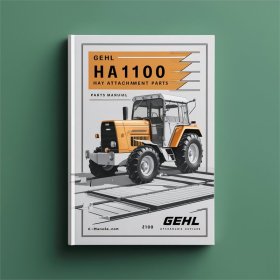 GEHL HA1100 Hay Attachment Parts Manual