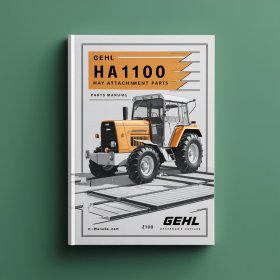 Manual de Piezas para Implemento de Heno GEHL HA1100